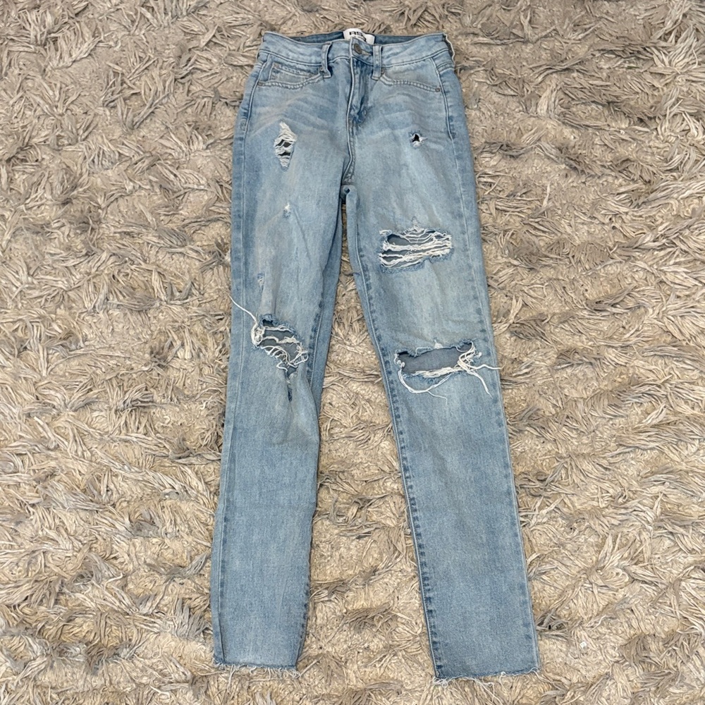 RSQ Distressed Blue Jeans